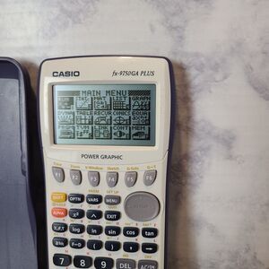 Casio FX-9750GII Graphing Calculator - White/Navy